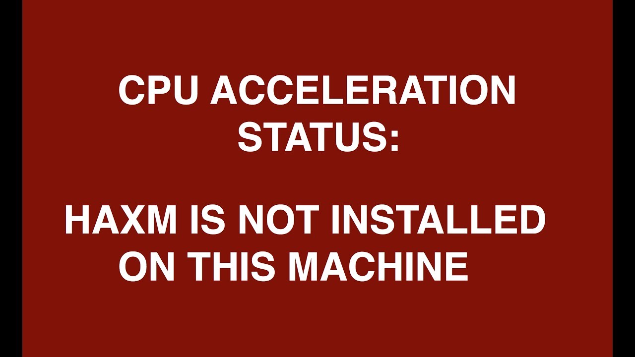 mac intel x86 emulator accelerator